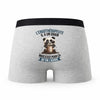 Caleçon Lergotherapeute Panda Grain - Humour Boxer Gris Idée Cadeau