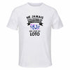 Maillot de Sport Homme Loto Copie 4 Octogenaire - T-Shirt Respirant Polyester Manches Courtes - Cadeau Sportif Anniversaire Noël Fête des Pères