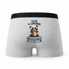 Caleçon Kevin Panda Grain - Humour Boxer Gris Idée Cadeau