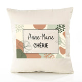 Housse de Coussin Femme Anne-Marie Chérie Design Graphique déco Salon canapé Chambre Cadeau Femme Anniversaire noël Coussin décoratif Motif Floral