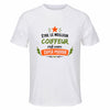Maillot de Sport Homme Meilleur Coiffeur Super Pouvoir Cadeau Anniversaire Noël Fête des Pères T-Shirt Respirant Polyester