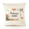 Housse de Coussin Femme Maitresse Adorée Design Graphique déco Salon canapé Chambre Cadeau Femme Anniversaire noël Coussin décoratif Motif Floral