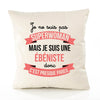 Housse de Coussin Premium Ébéniste Superwomen - Coton Canvas Fairtrade Beige Idée Cadeau Décoration Canapé