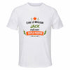 Maillot de Sport Homme Meilleur Jack Super Pouvoir Cadeau Anniversaire Noël Fête des Pères T-Shirt Respirant Polyester