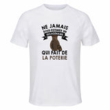 Maillot de Sport Homme Poterie Sexagenaire - T-Shirt Respirant Polyester Manches Courtes - Cadeau Sportif Anniversaire Noël Fête des Pères