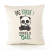 Housse de Coussin Premium Gael Pas Touche Panda - Coton Canvas Fairtrade Beige Idée Cadeau Décoration Canapé 40x40