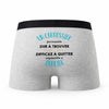 Caleçon Un Carrossier Formidable - Humour Boxer Gris Idée Cadeau