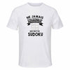 Maillot de Sport Homme Sudoku Quarantenaire - T-Shirt Respirant Polyester Manches Courtes - Cadeau Sportif Anniversaire Noël Fête des Pères