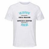 Maillot de Sport Homme pour Un Employe Impossible A Oublier - T-Shirt Respirant Polyester Manches Courtes - Cadeau Sportif Anniversaire Noël Fête des Pères