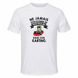 Maillot de Sport Homme Karting Trentenaire - T-Shirt Respirant Polyester Manches Courtes - Cadeau Sportif Anniversaire Noël Fête des Pères