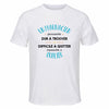 Maillot de Sport Homme pour Un Pharmacien Formidable Blanc - T-Shirt Respirant Polyester Manches Courtes - Cadeau Sportif Anniversaire Noël Fête des Pères