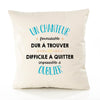 Housse de Coussin Premium Un Chanteur Formidable - Coton Canvas Fairtrade Beige Idée Cadeau Décoration Canapé