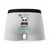 Caleçon Margaux Pas Touche Panda - Humour Boxer Gris Idée Cadeau
