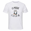 Maillot de Sport Homme Musique C'est La Vie - T-Shirt Respirant Polyester Manches Courtes - Cadeau Sportif Anniversaire Noël Fête des Pères