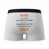 Caleçon Un Cheri Aussi Génial - Humour Boxer Gris Idée Cadeau
