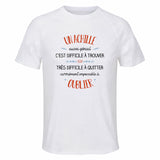 Maillot de Sport Homme pour Un Achille Aussi Genial - T-Shirt Respirant Polyester Manches Courtes - Cadeau Sportif Anniversaire Noël Fête des Pères