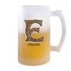 Verre à Bière Edgard Lettre Viking | Chope de Bière Pinte | Idée Cadeau Prénom Motard Jeux de Rôle Vidéo Anniversaire Papa Collègue Départ Retraite Noël