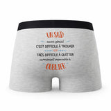 Caleçon Un Said Aussi Génial - Humour Boxer Gris Idée Cadeau