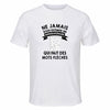 Maillot de Sport Homme Mots Fleches Quinquagenaire - T-Shirt Respirant Polyester Manches Courtes - Cadeau Sportif Anniversaire Noël Fête des Pères