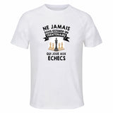 Maillot de Sport Homme Echecs Trentenaire - T-Shirt Respirant Polyester Manches Courtes - Cadeau Sportif Anniversaire Noël Fête des Pères