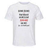 Maillot de Sport Homme pour Jean-Guy Ca n'existe Pas Homme - T-Shirt Respirant Polyester Manches Courtes - Cadeau Sportif Anniversaire Noël Fête des Pères