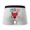 Caleçon Feria J_Peux Pas - Humour Boxer Gris Idée Cadeau Passion