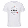 Maillot de Sport Homme pour Francois Damour - T-Shirt Respirant Polyester Manches Courtes - Cadeau Sportif Anniversaire Noël Fête des Pères