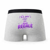 Caleçon Cest Leo Qui Régale - Humour Boxer Gris Idée Cadeau Fête des Pères