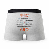 Caleçon Un Couz Aussi Génial - Humour Boxer Gris Idée Cadeau
