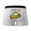 Caleçon Black Jack - Humour Boxer Gris Idée Cadeau Passion