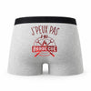 Caleçon Barbecue - Humour Boxer Gris Idée Cadeau Passion