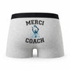 Caleçon Merci Water Polo - Humour Boxer Gris Passion Sport Idée Cadeau