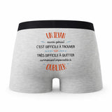 Caleçon Un Ilyan Aussi Génial - Humour Boxer Gris Idée Cadeau