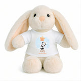 Peluche Lapin Bébé Doudou Kais Roi des Calins Panda Cadeau Naissance Garçon Nouveau-Né Baby Shower