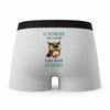 Caleçon Ce Technicien Le Plus Chouette - Humour Boxer Gris Idée Cadeau