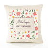Housse de Coussin Femme Météorologue exceptionnelle Motif Floral déco Salon canapé Chambre Cadeau Femme Anniversaire noël Coussin décoratif Motif Floral