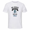 Maillot de Sport Homme Velo Sexagenaire - T-Shirt Respirant Polyester Manches Courtes - Cadeau Sportif Anniversaire Noël Fête des Pères