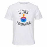 Maillot de Sport Homme pour Coach C'est La Vie - T-Shirt Respirant Polyester Manches Courtes - Cadeau Sportif Anniversaire Noël Fête des Pères