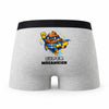 Caleçon Super Mecanicien - Humour Boxer Gris Idée Cadeau