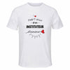 Maillot de Sport Homme Instituteur Damour - T-Shirt Respirant Polyester Manches Courtes - Cadeau Sportif Anniversaire Noël Fête des Pères