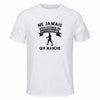 Maillot de Sport Homme Marche Octogenaire - T-Shirt Respirant Polyester Manches Courtes - Cadeau Sportif Anniversaire Noël Fête des Pères