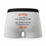 Caleçon Un Macon Aussi Génial - Humour Boxer Gris Idée Cadeau