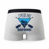 Caleçon Rafting - Humour Boxer Gris Idée Cadeau Passion