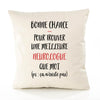 Housse de Coussin Premium Neurologue n'existe Pas - Coton Canvas Fairtrade Beige Idée Cadeau Décoration Canapé