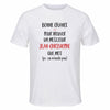 Maillot de Sport Homme pour Jean-Christophe Ca n'existe Pas Homme - T-Shirt Respirant Polyester Manches Courtes - Cadeau Sportif Anniversaire Noël Fête des Pères