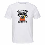 Maillot de Sport Homme Bricolage Sexagenaire - T-Shirt Respirant Polyester Manches Courtes - Cadeau Sportif Anniversaire Noël Fête des Pères