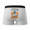 Caleçon Catch - Humour Boxer Gris Idée Cadeau Passion