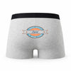 Caleçon Certifie Meilleur Copain - Humour Boxer Gris Idée Cadeau