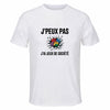 Maillot de Sport Homme Jeux De Societe J'peux Pas - T-Shirt Respirant Polyester Manches Courtes - Cadeau Sportif Anniversaire Noël Fête des Pères