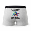 Caleçon Athletisme - Humour Boxer Gris Idée Cadeau